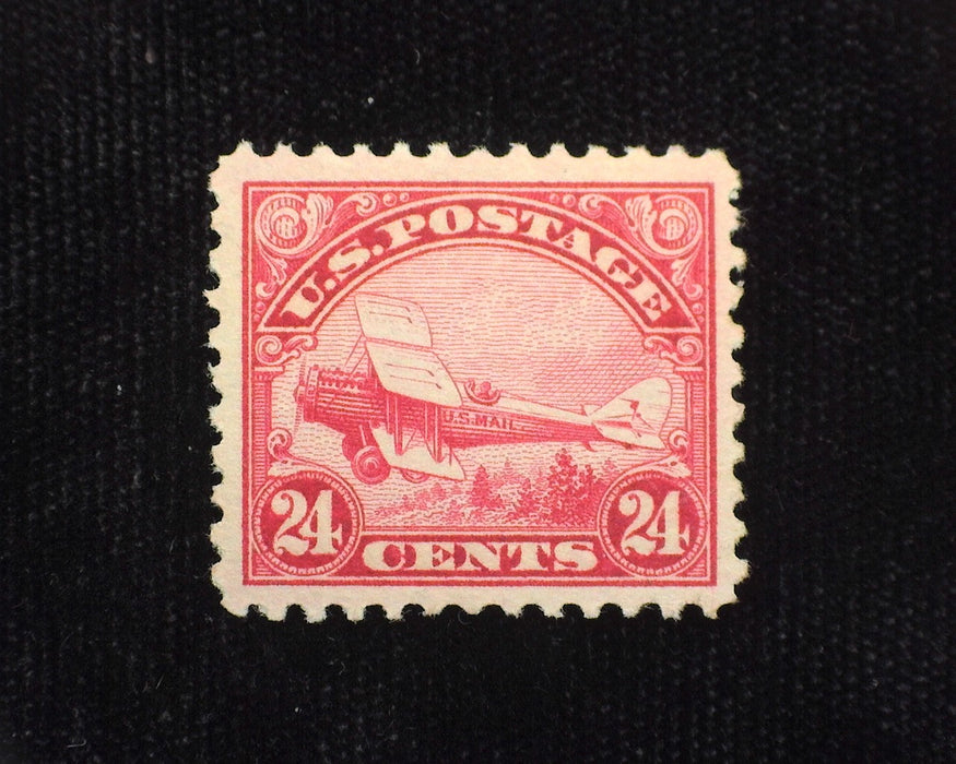 #C6 24c Airmail Mint XF LH Choice large margin stamp with great color. - US Stamp