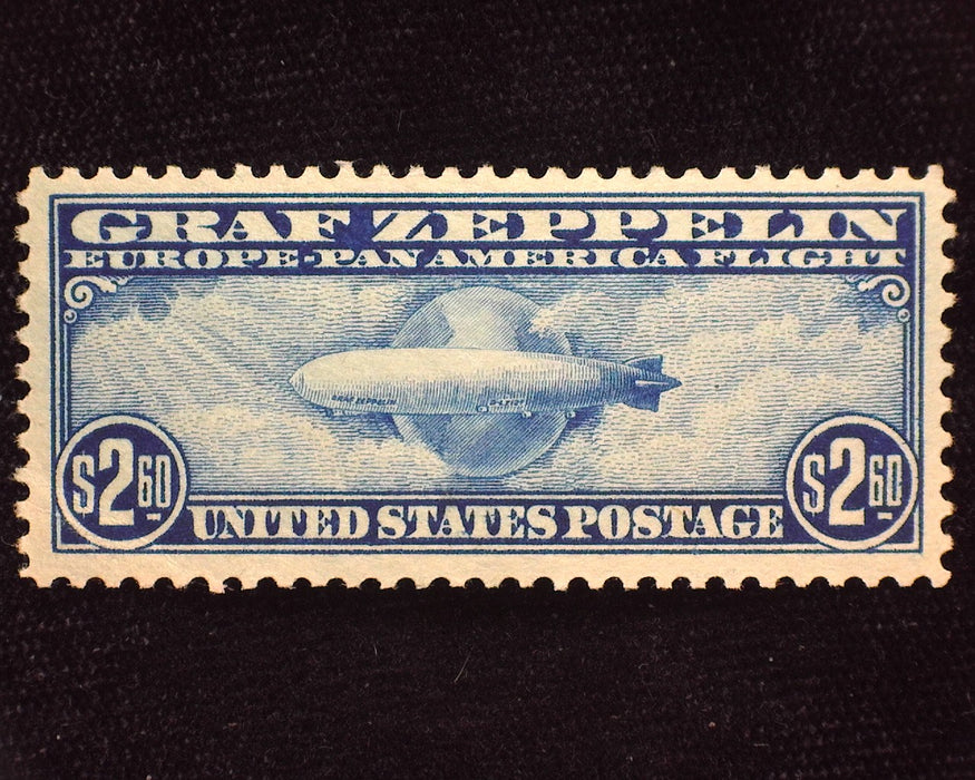 #C15 2.60 Zeppelin Mint Xf NH Outstanding stamp. US Stamp