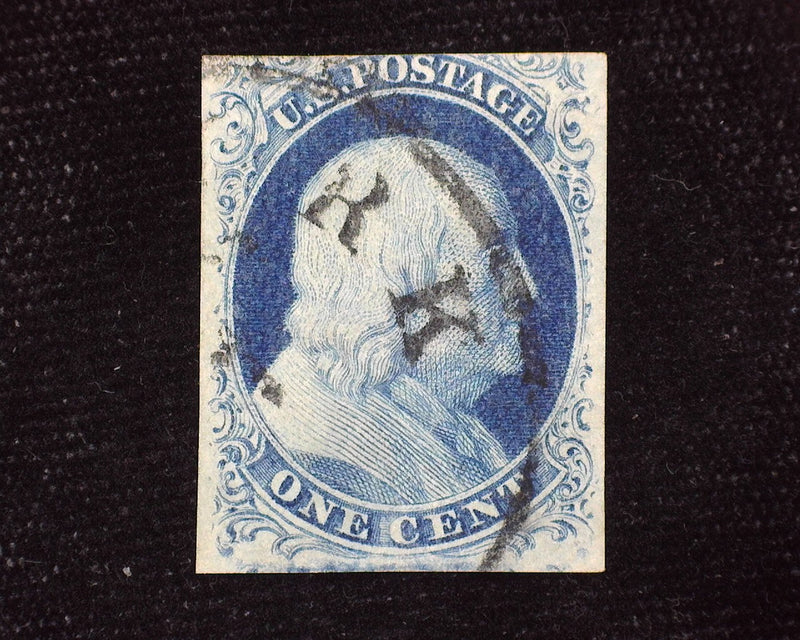 #7 Rich color with faint NY town cancel. Used F/Vf - US Stamp