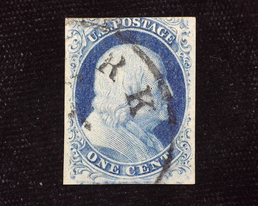 #7 Rich color with faint NY town cancel. Used F/Vf - US Stamp