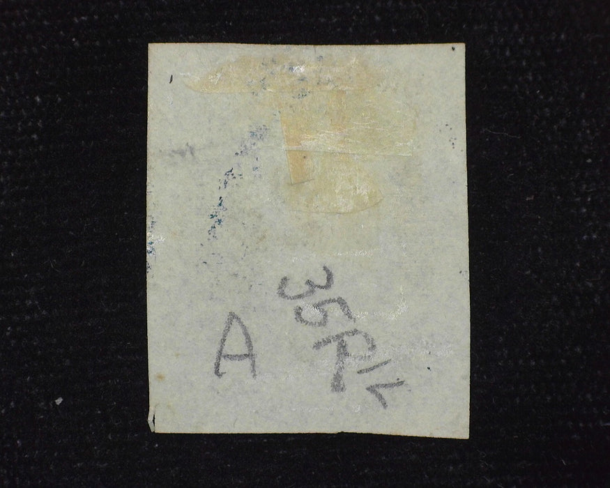 #9 Just 4 margin stamp, intense color with faint town cancel. Choice. Used Vf - US Stamp