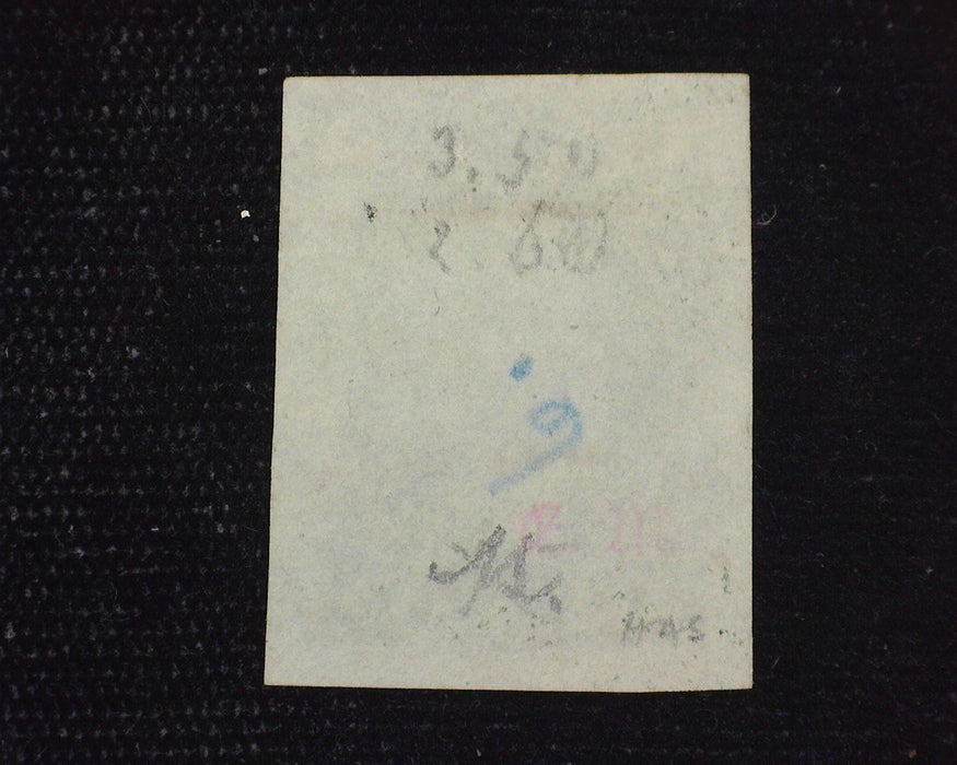 #14 Fresh 4 margin stamp with very faint cancel. Choice. Used Vf - US Stamp