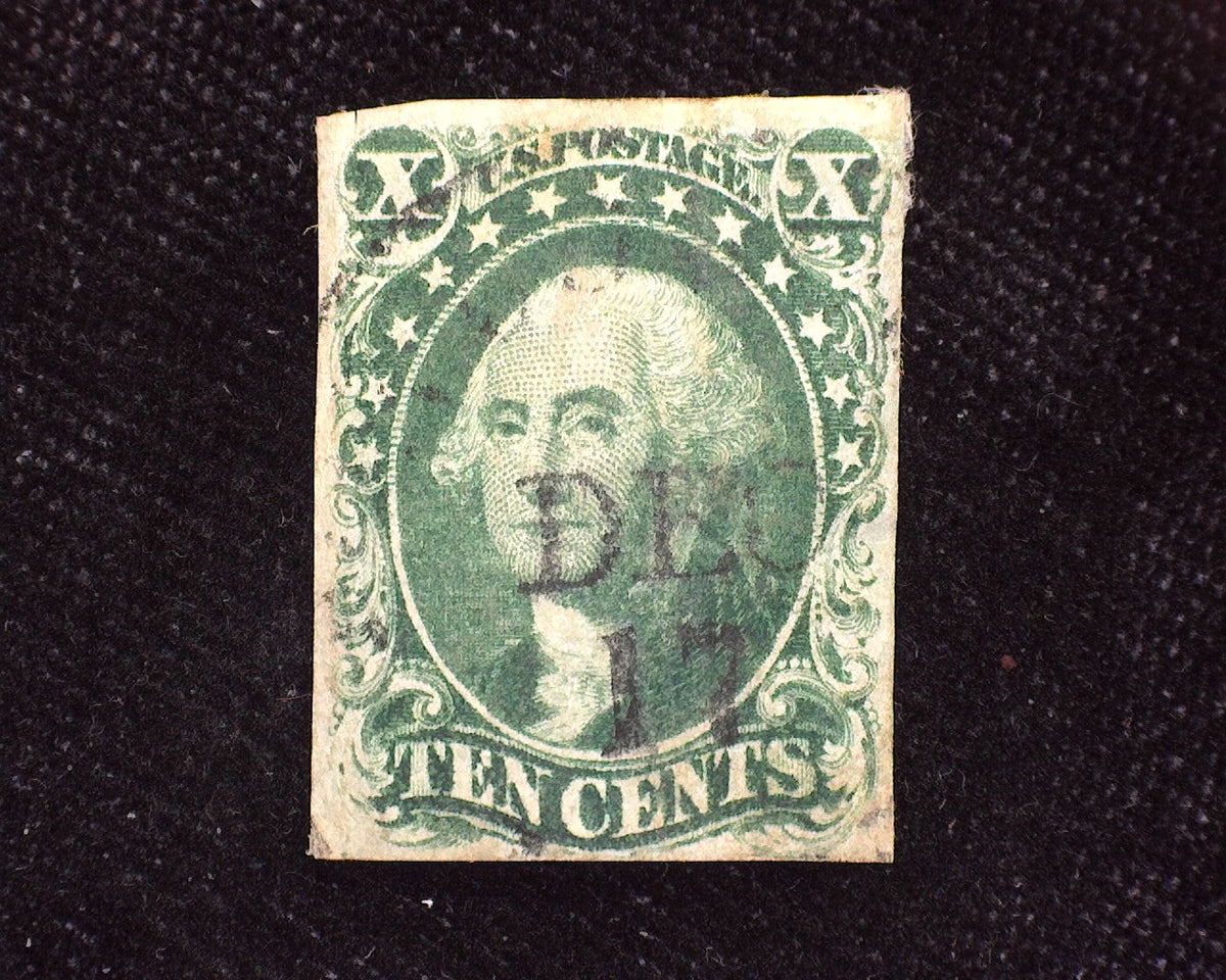 #13 Rich color stamp with faint face free cancel, choice. Used Vf - US ...