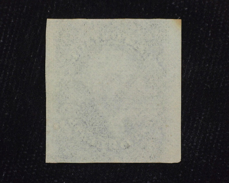 #17 3 full margins and cut along frame line at bottom, 2 "Huge" sheet margins intense color, Faint Pen cancel. Vf Used - US Stamp
