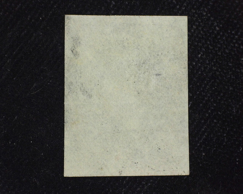 #17 4 margin stamp with 3 of them huge. Intense color, choice. Vf/Xf Used - US Stamp