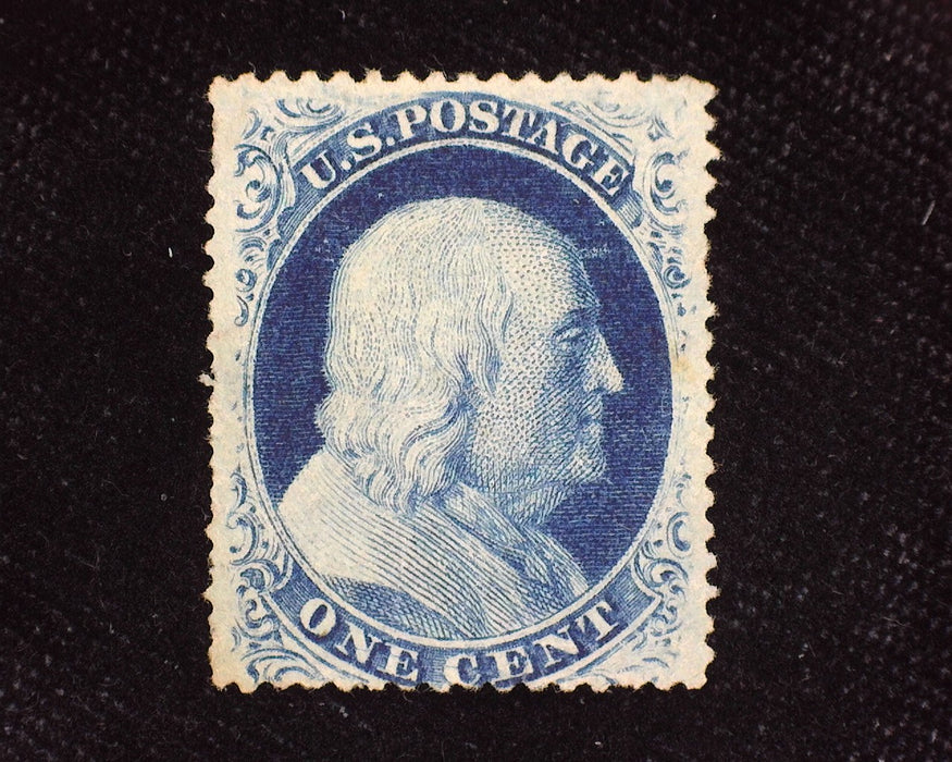 #24 Few nibbed perfs. Mint F/Vf No gum - US Stamp