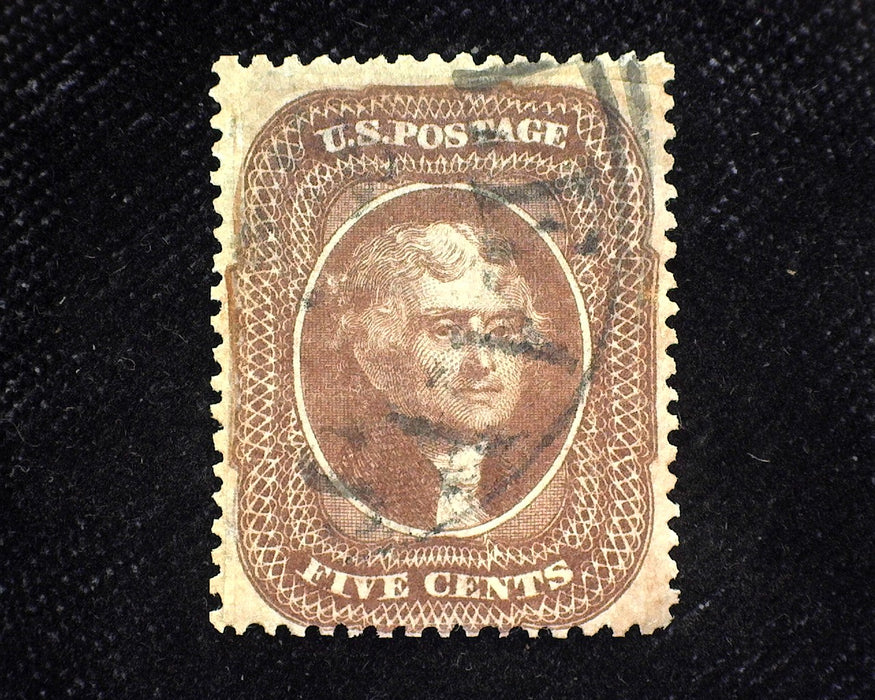 #30A Rich color with expertly filled thin repair. Used F - US Stamp