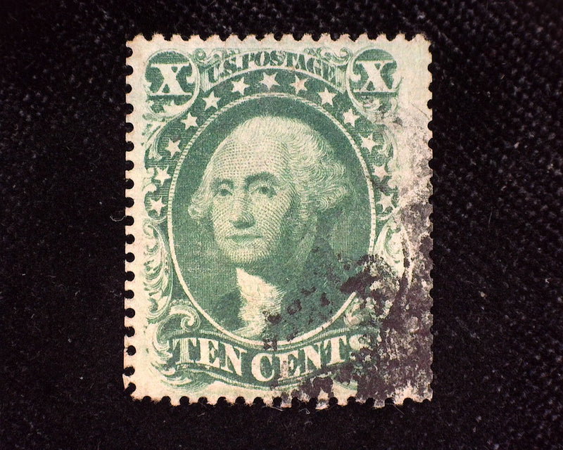 #35 Choice large margins for this normally tight series face free cancel. Vf/Xf Used - US Stamp