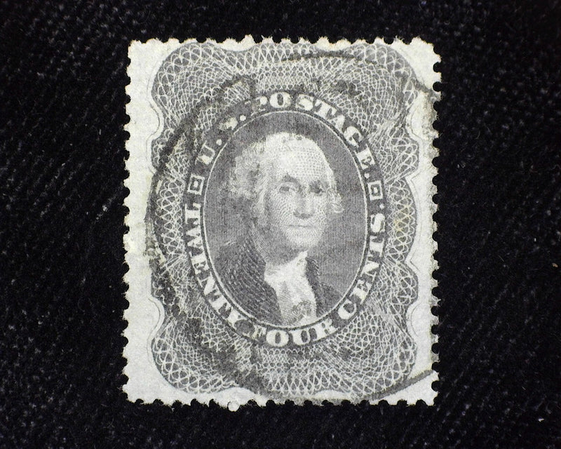 #37 Fat used stamp with great color and faint town cancel. Choice. Used Vf - US Stamp