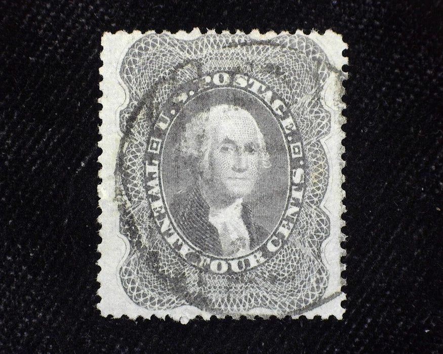 #37 Fat used stamp with great color and faint town cancel. Choice. Used Vf - US Stamp