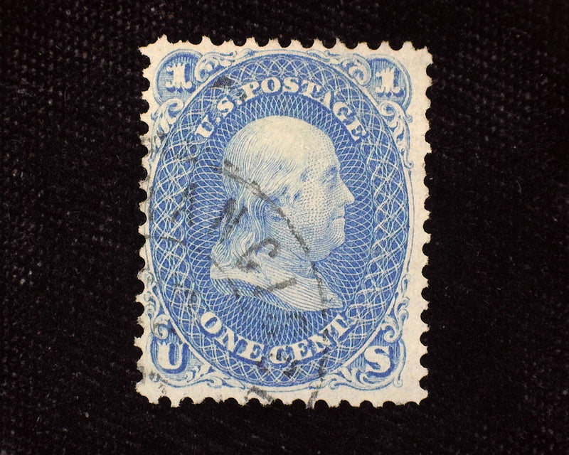 #63 Rich color stamp with very faint cancel. Used F - US Stamp