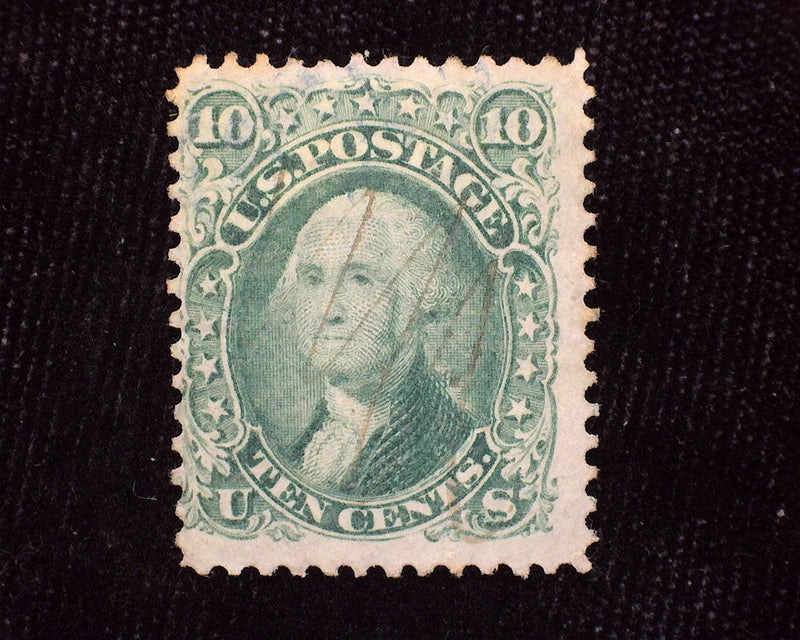 #68 Faint pen cancel. F Used - US Stamp