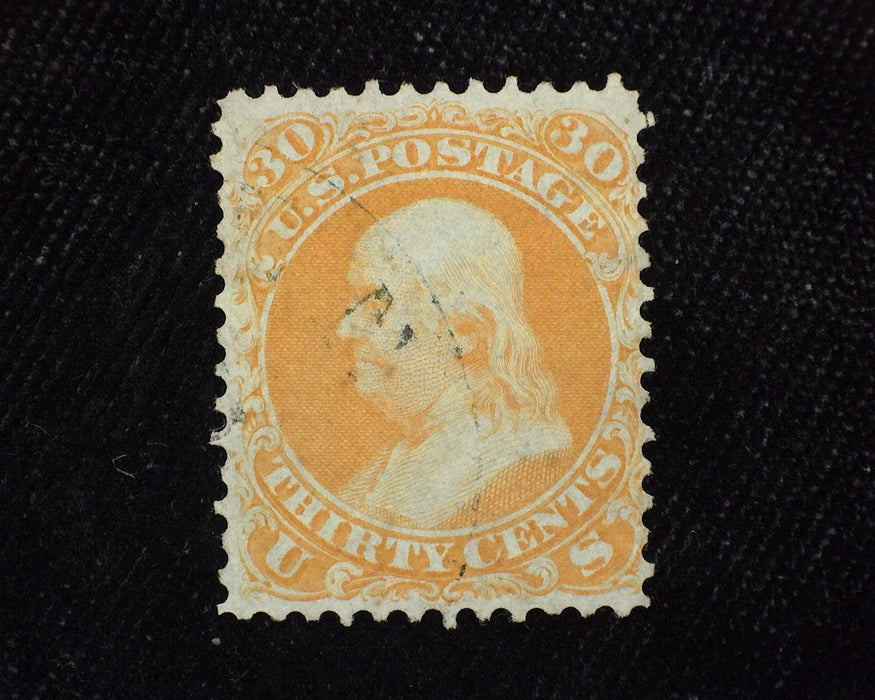 #71 Brilliant color and very faint cancel. Used F/Vf - US Stamp