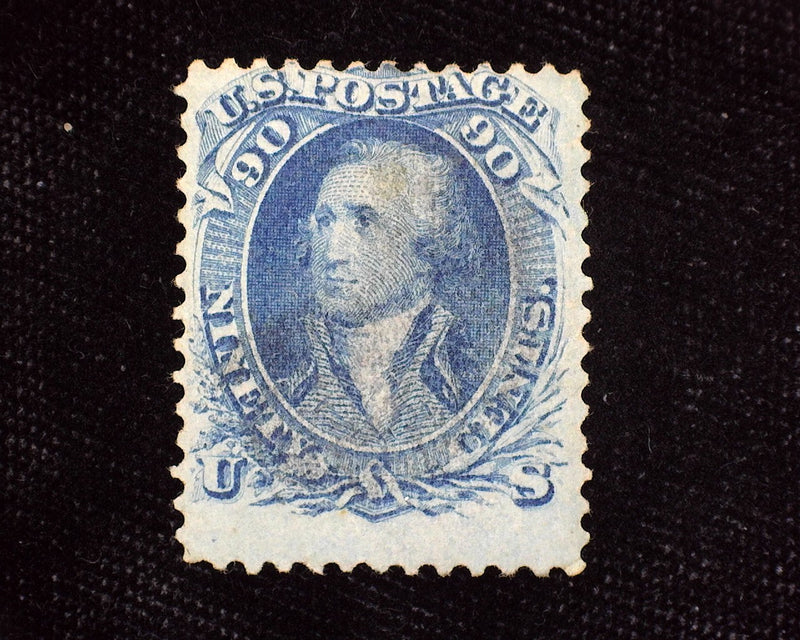 #72 Fresh faint cancel. Pin head thin. F Used - US Stamp