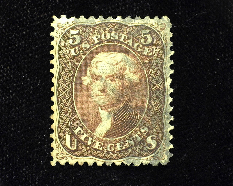 #76 Fresh and choice used stamp with faint cancel. Used Vf - US Stamp