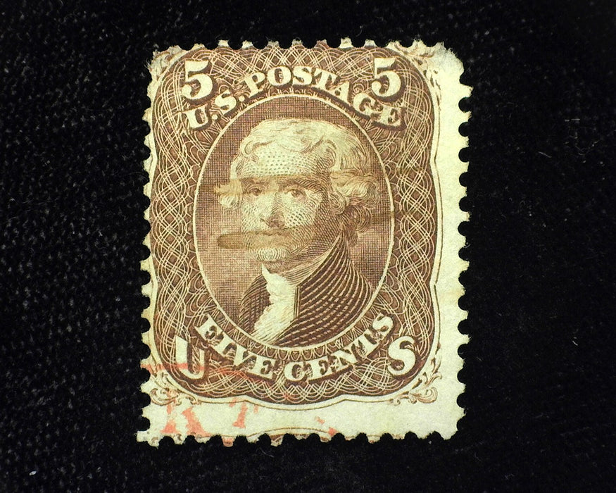 #76 Pen cancel. Used AVG - US Stamp