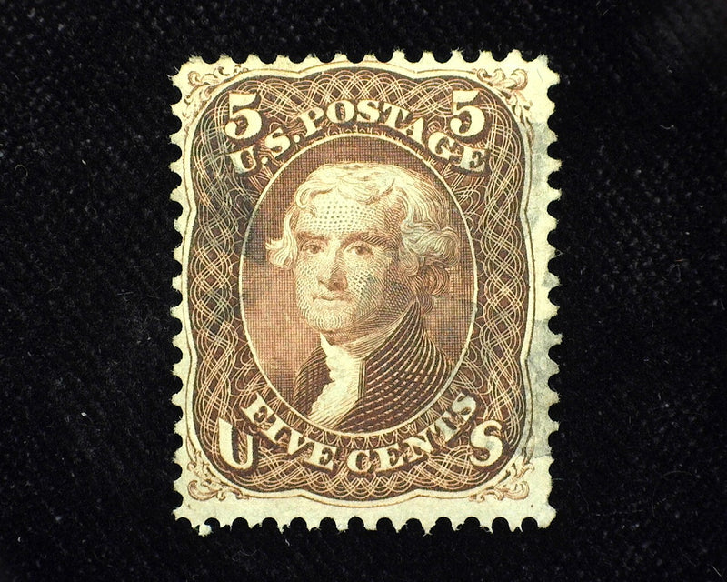 #76 Faint cancel and great color. Used F/Vf - US Stamp