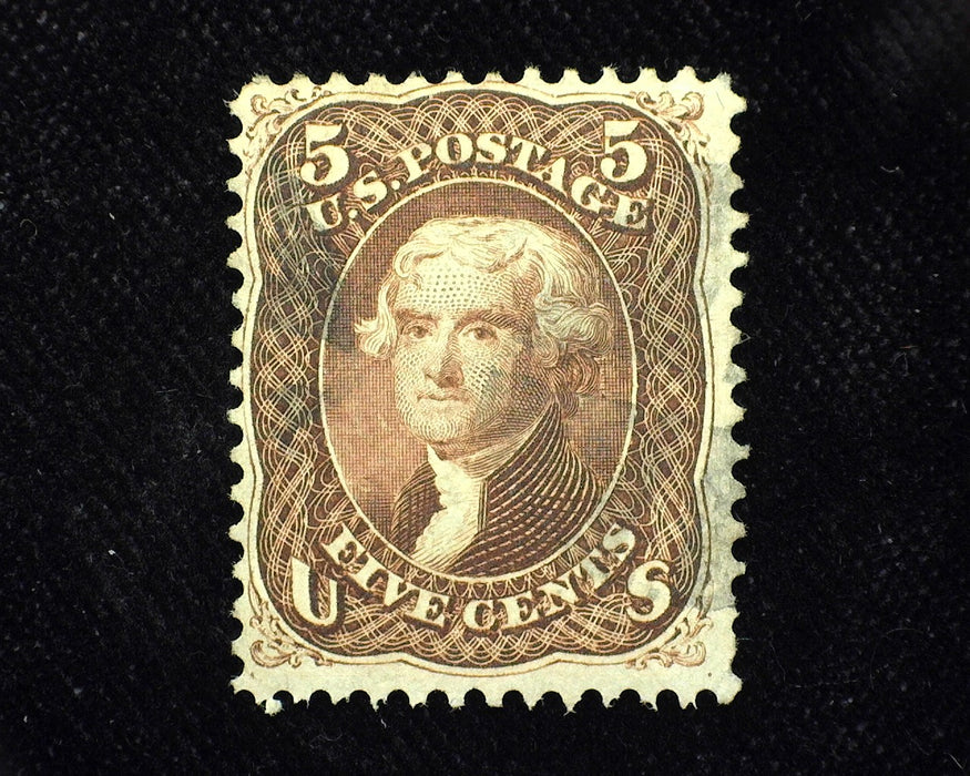 #76 Faint cancel and great color. Used F/Vf - US Stamp