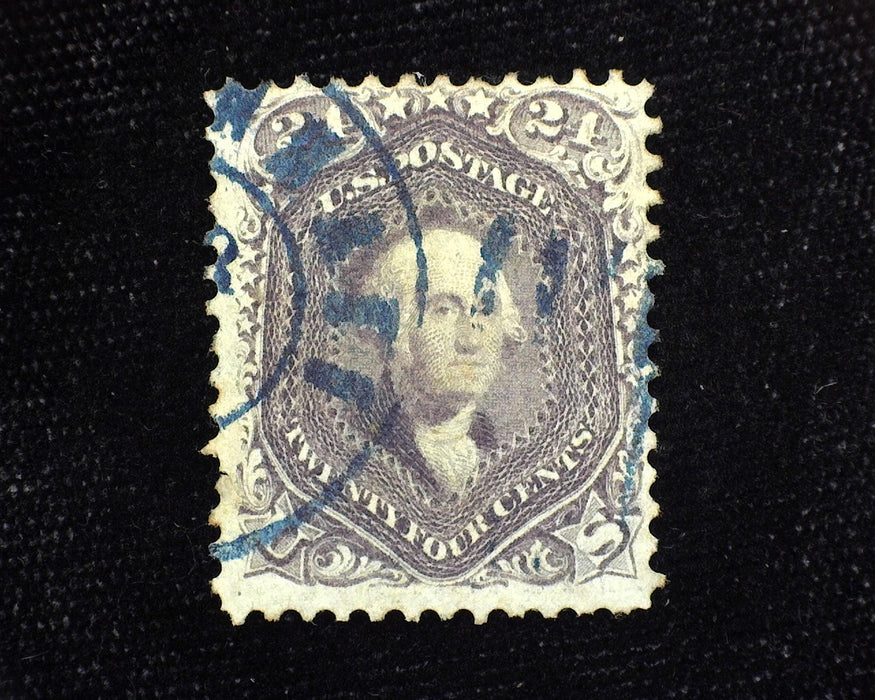 #78 Rich color. Tiny thin. Used F - US Stamp