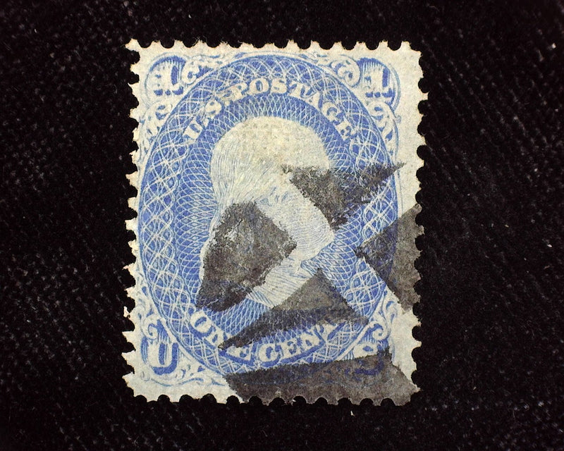 #92 Split grill variety. F Used - US Stamp