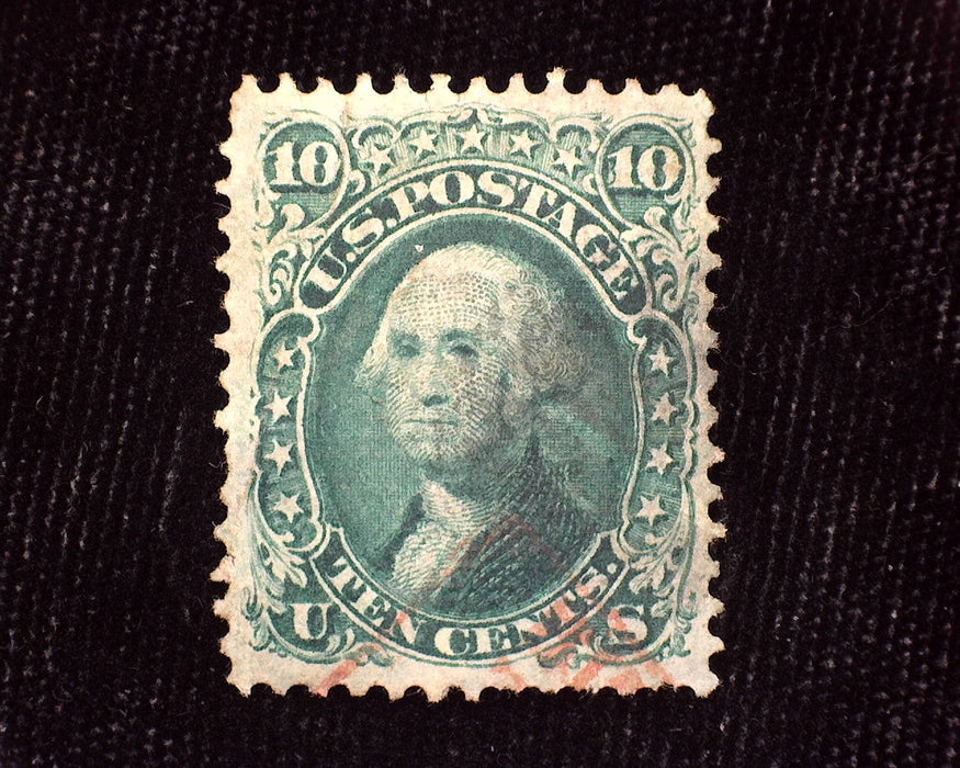 #96 Faint crease. Face free cancel. Used F/Vf - US Stamp