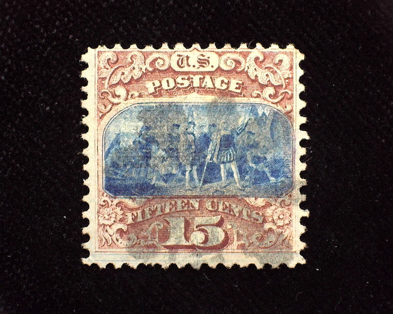 #118 Rich color and faint cancel. F Used - US Stamp