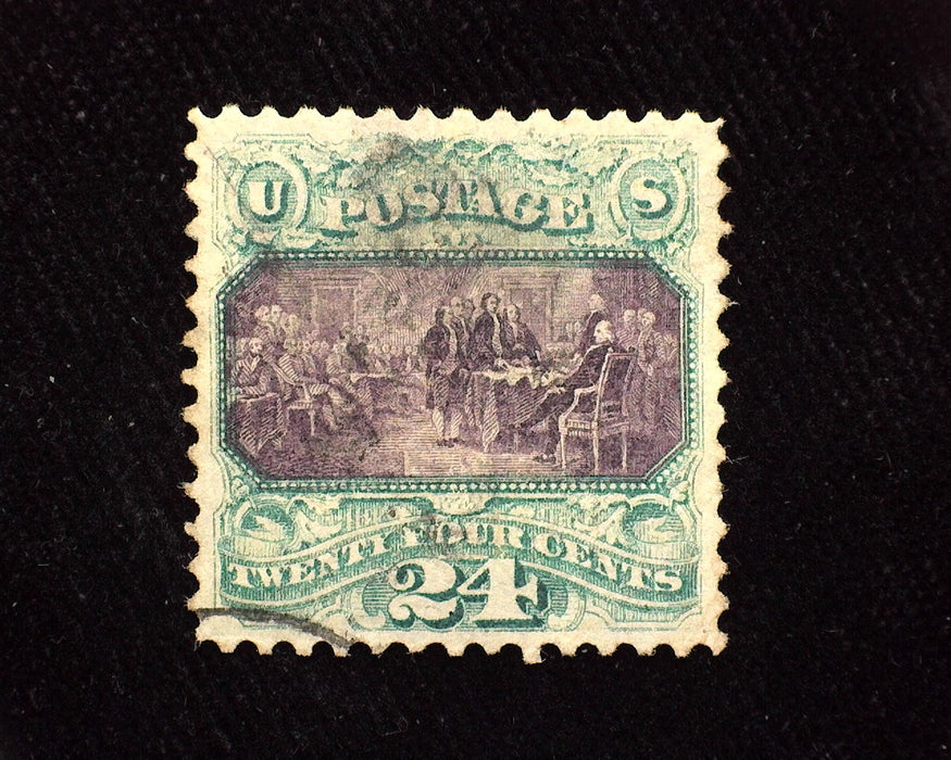 #120 Well centered stamp with great color and face free cancel. Used Xf - US Stamp