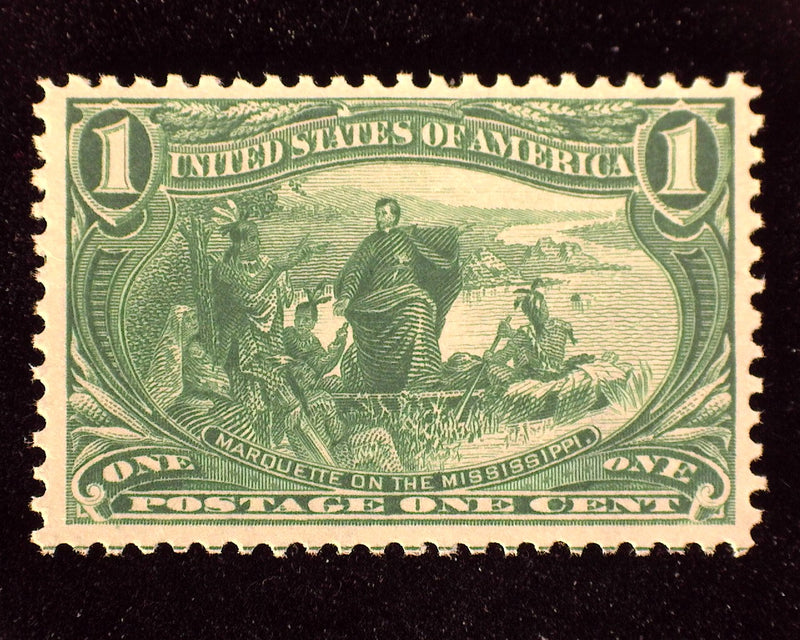 #285 1c Trans Mississippi. Fresh and choice. Mint VF/XF NH - US Stamp