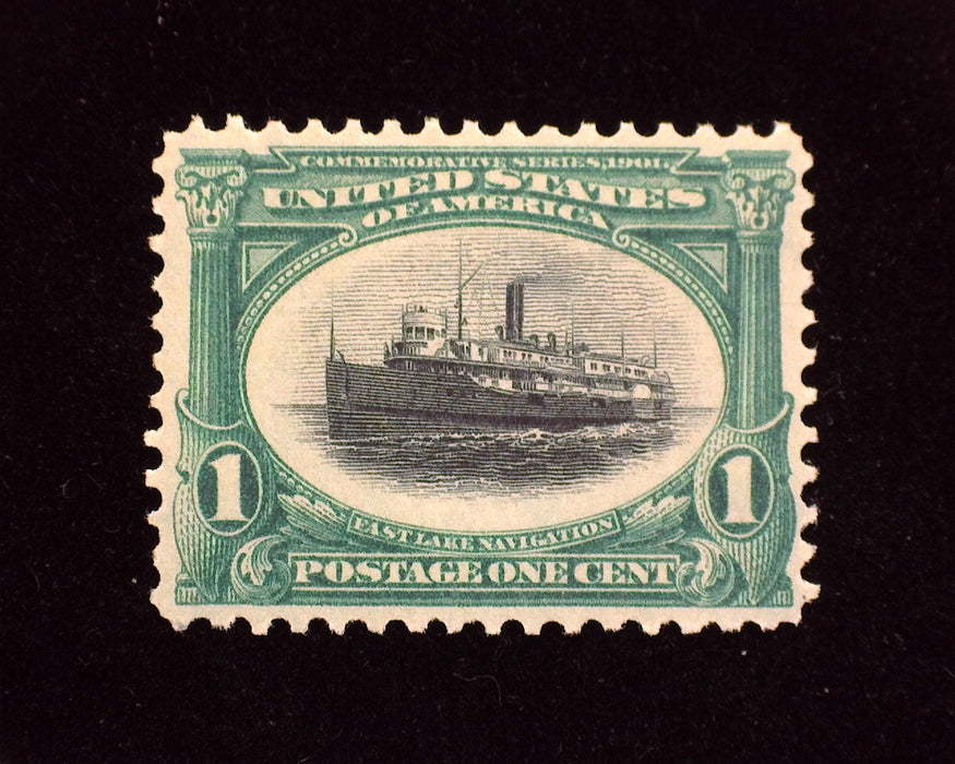 #294 1 cent Pan American Mint Vf NH Fresh. - US Stamp
