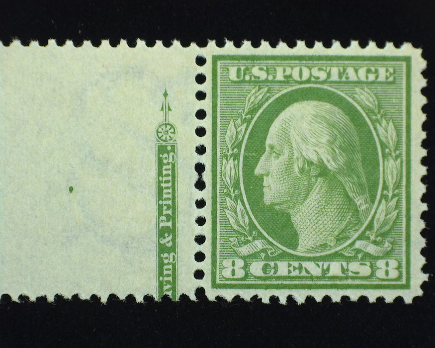 #337. Mint XF/Sup NH Outstanding large margin stamp with partial imprint. A beauty! - US Stamp