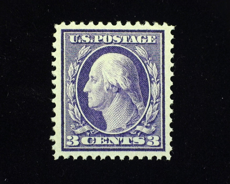 #376 3c Washington A Gem! Mint Xf/Sup NH - US Stamp