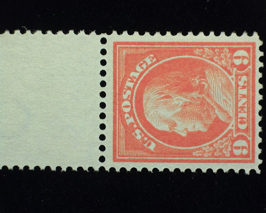 #415. Vf/Xf NH Choice top margin stamp. - US Stamp