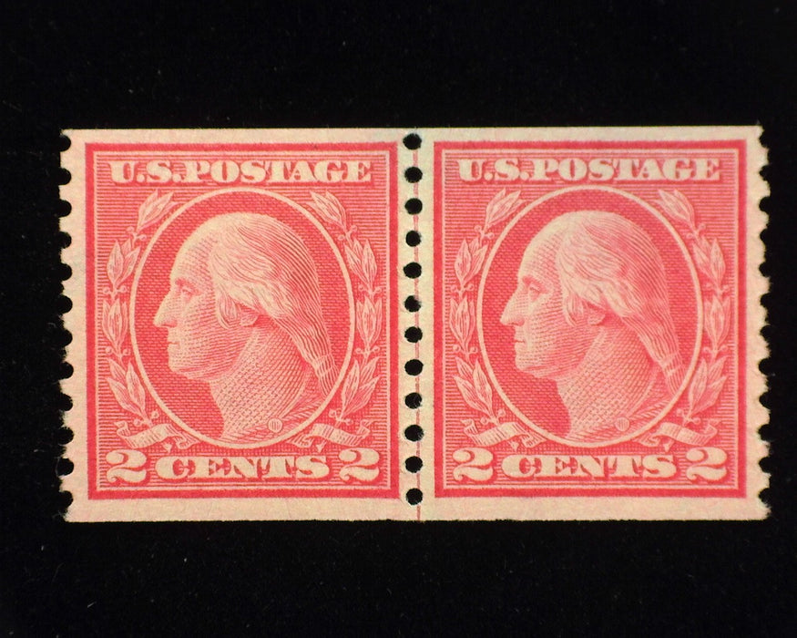 #455. Xf NH Choice joint line pair. - US Stamp