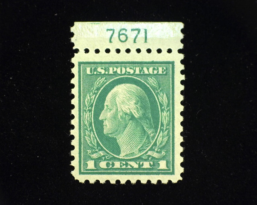 #462. Xf NH Choice large margin PL# single. - US Stamp