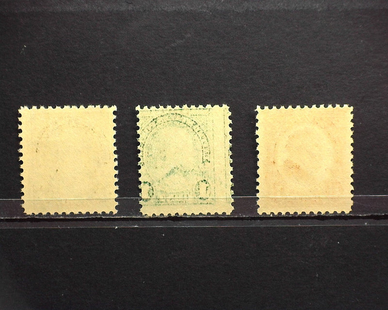 #551-553 All choice large margin stamps. Mint XF+ NH US Stamp