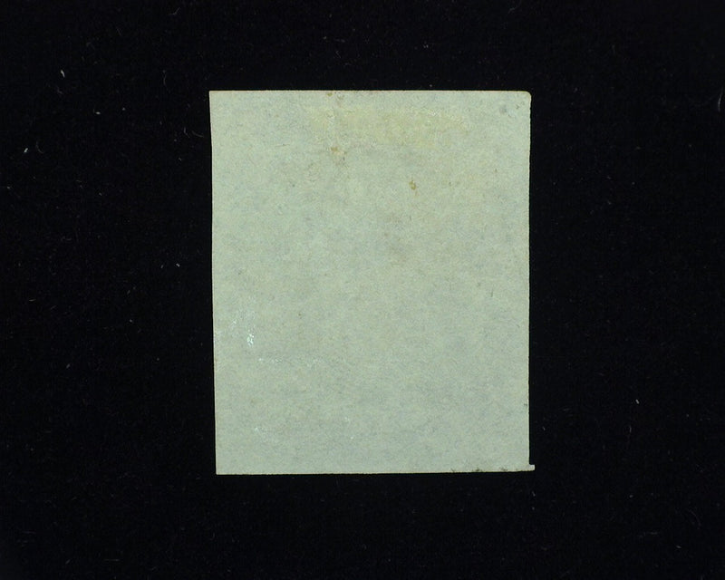 #17 12c Black Imperforate. Just 4 margin stamp. Good color and very faint cancel. VF Used - US Stamp