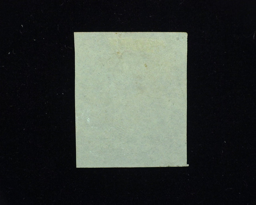 #17. 12 cent Black Imperforate Used Vf Just 4 margin stamp. Good color and very faint cancel. - US Stamp