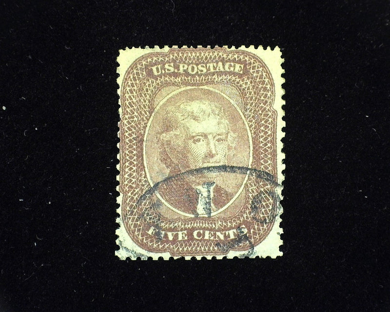 #29. used Vf Fresh rich color stamp with faint cancel. - US Stamp