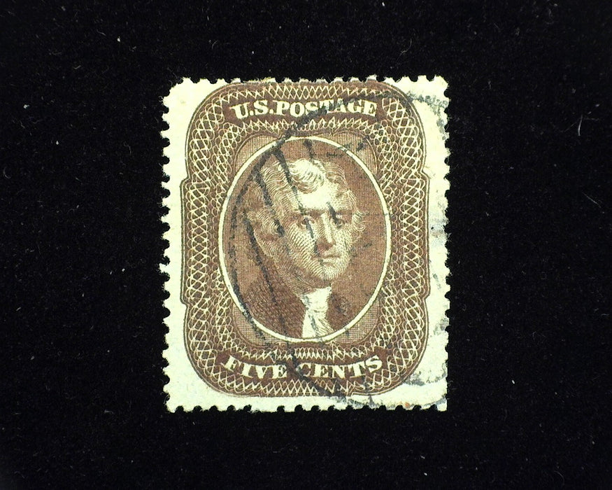 #30A. Used F/Vf Fresh stamp with pin head thin. - US Stamp