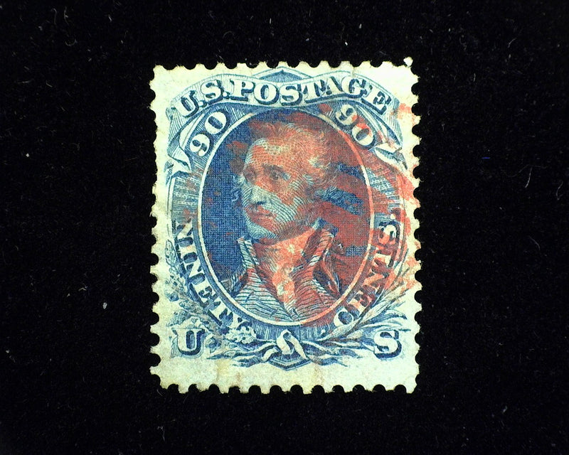 #72. Used F Filled thin, rich color. - US Stamp