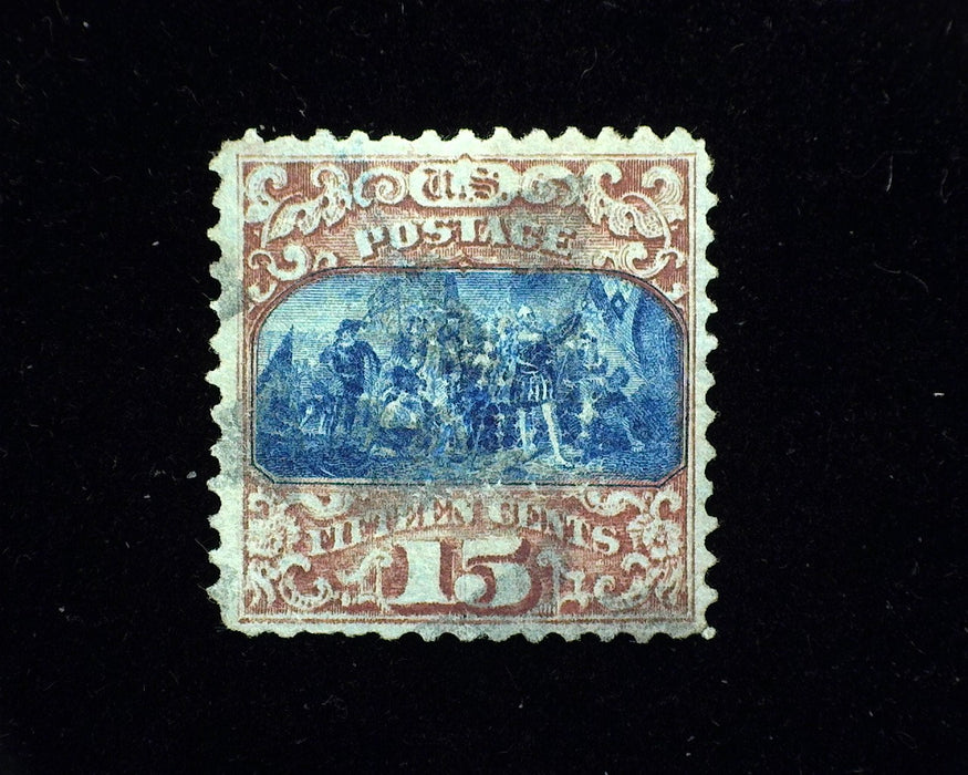 #119. Used F/Vf Filled grill, thins. - US Stamp