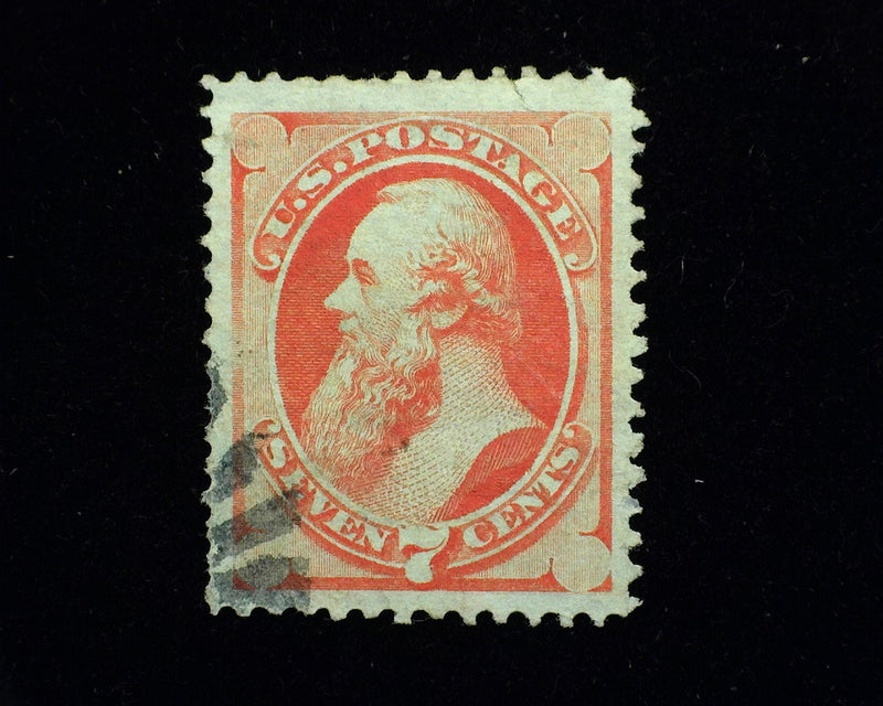 #149 Brilliant color large margin stamp. Short perf, perf tear. XF Used - US Stamp