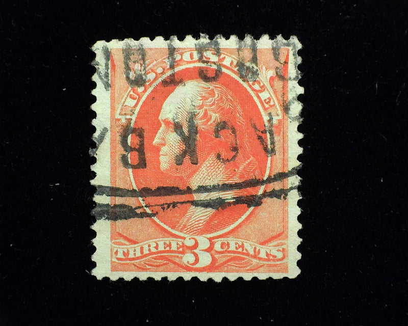 #214 Brilliant color. Vf Used - US Stamp