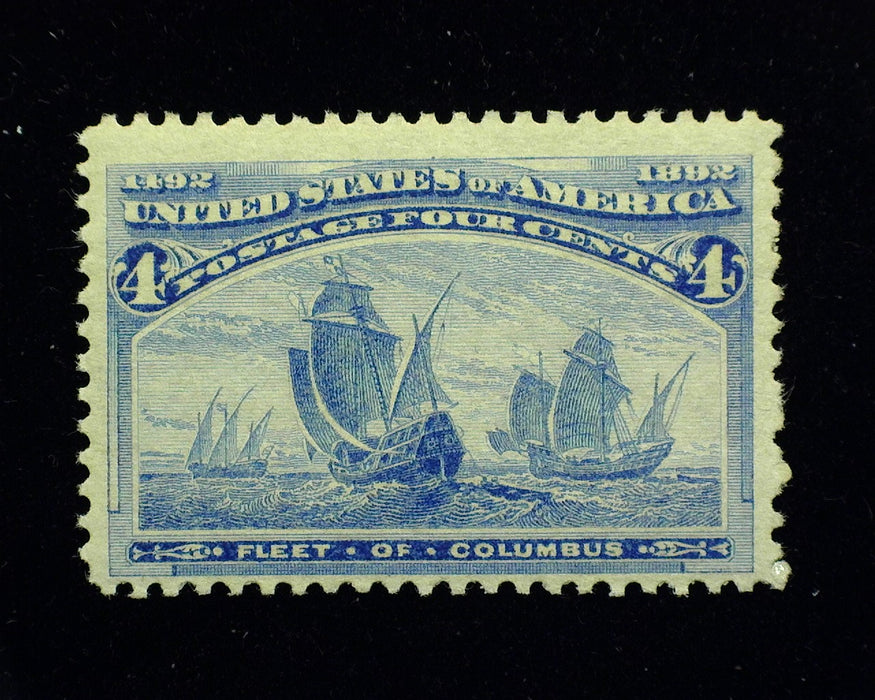 #233. 4c Columbian Mint F/Vf NH Fresh. - US Stamp