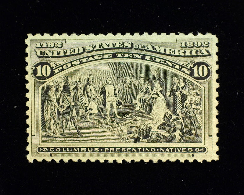 #237 10c Columbian Fresh rich color. Mint F/Vf NH - US Stamp