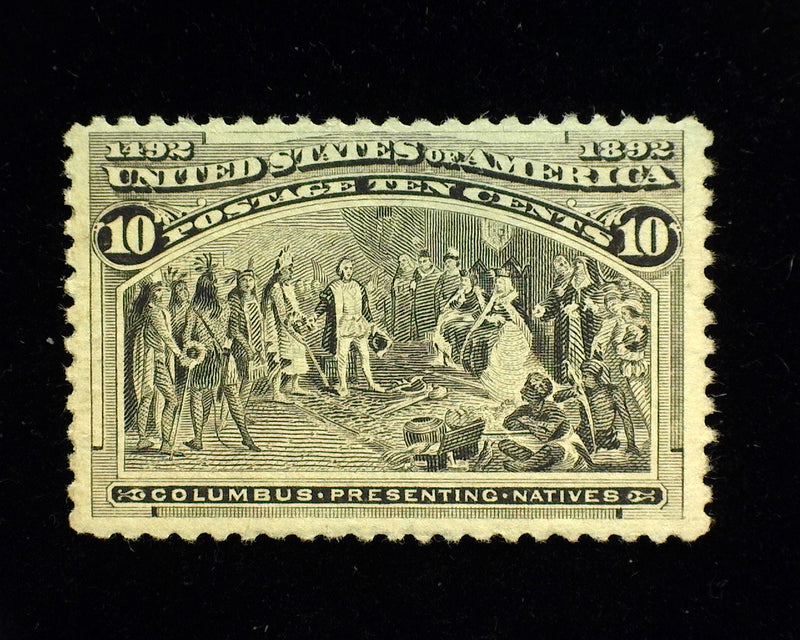 #237. 10c Columbian Great color. Mint F/Vf NH - US Stamp