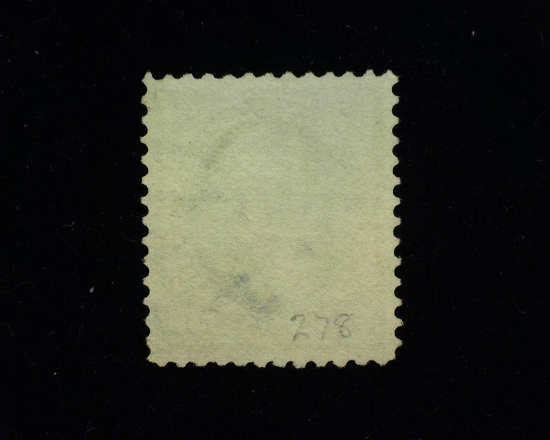 #278 Rich color used stamp with faint cancel. Choice. F/Vf - US Stamp
