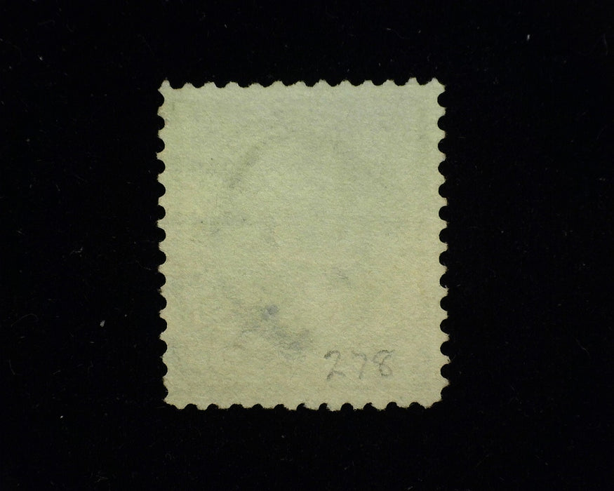 #278 Rich color used stamp with faint cancel. Choice. F/Vf - US Stamp