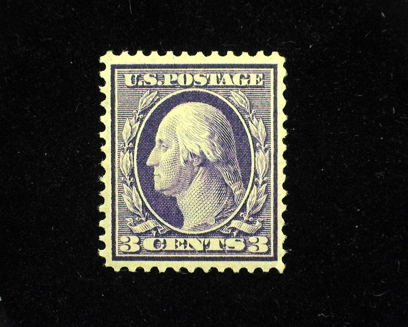 #333 3c Washington Fresh and choice. Mint XF LH - US Stamp