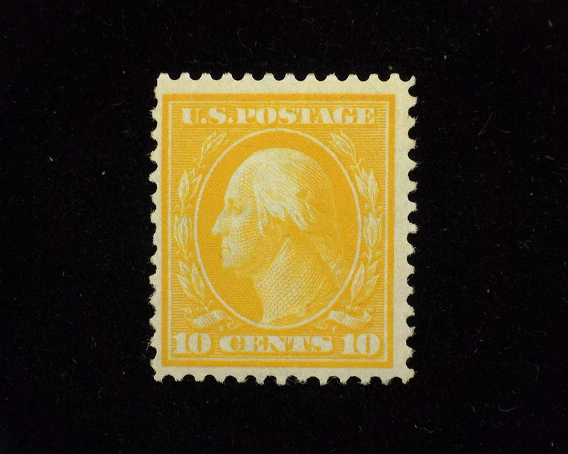 #338 10c Washington Brilliant color. Mint F/VF NH - US Stamp